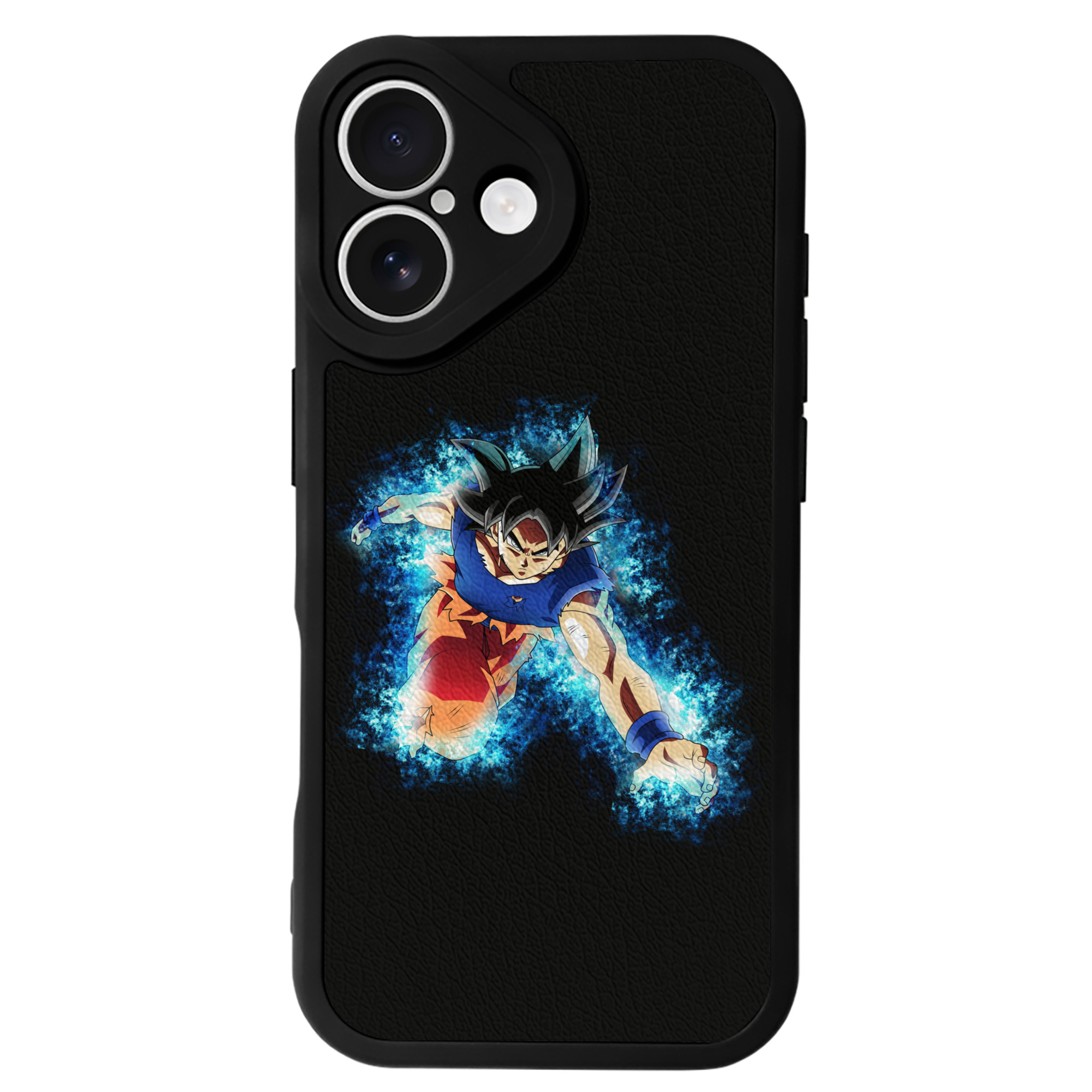 （画像用） ドラゴンボール 孫悟空（そん ごくう）Son Goku カカロット DRAGON BALL Kakarotto 【iPhone 16シリーズ対応】シリコンスマホケース（レザー調） 材質：シリコン
